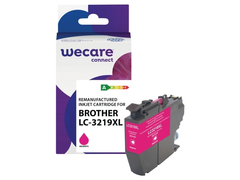 Bläckpatron, Wecare LC-3219XL, 18 ml, 1 600 sidor, magenta