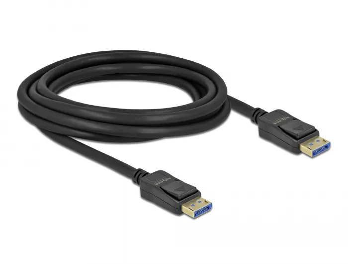 Delock DisplayPort-kabel 10K @ 60 Hz, 54 Gbps, 3m, bild 2
