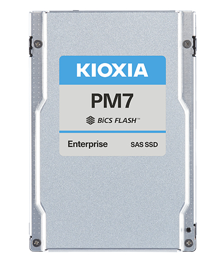 1,6 TB Kioxia PM7-V Series 2.5" Enterprise SSD Mixed Use, SAS 4.0, 24 Gbit/s, Self-Encrypting Drive (SED), bild 3
