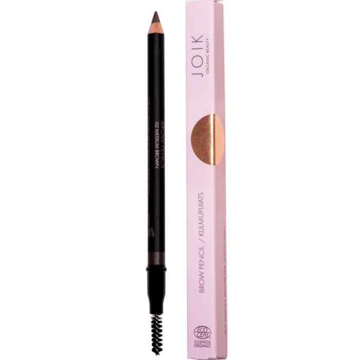 JOIK Organic Eyebrow Pencil 02 Medium Brown 1,1 g