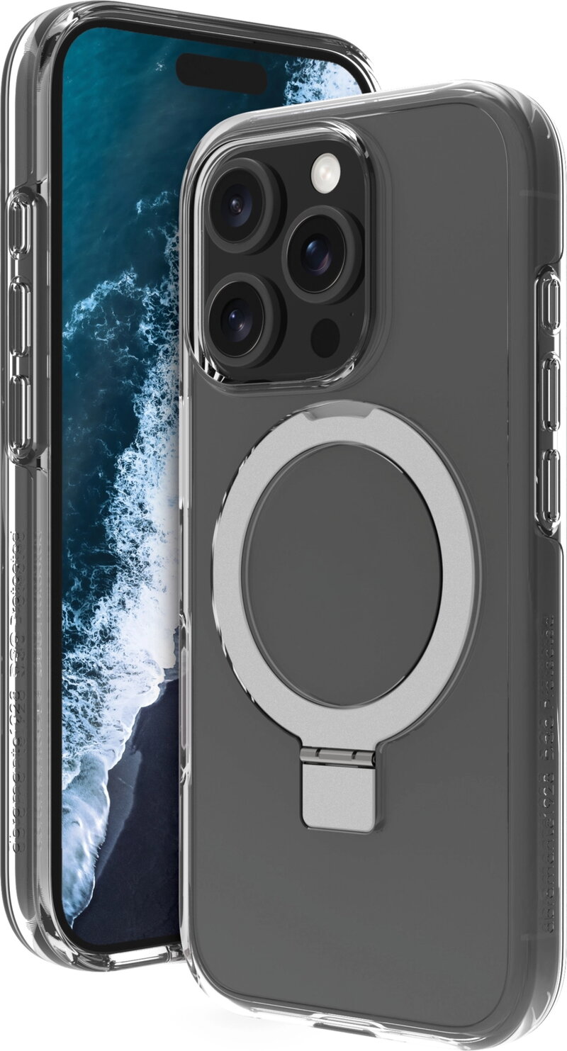 dbramante1928 Iceland Ultra D3O MS Kickstand-skal iPhone 16 Pro (transparent), bild 3