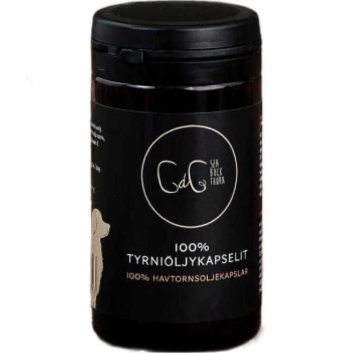 Chia de Gracia 100% havtornsoljekapslar för hundar 60 st