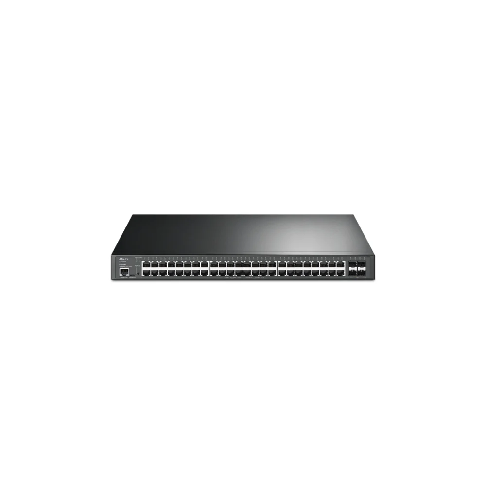 TP-Link TL-SG3452XP JetStream 48-Port Gigabit and 4-Port 10GE SFP+ L2+ Managed Switch med 48-Port PoE+