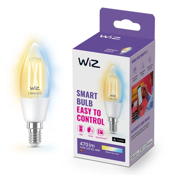 WiZ E14 C35 Cl 927-65 Tw Wi-Fi led-ljuskälla