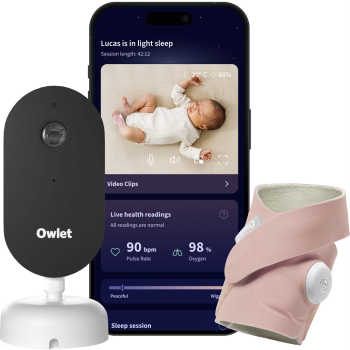 Owlet DreamSight Duo, Dusty Rose
