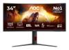 AOC 34" curved gamingskärm CU34G4CA, bild 2