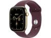 Apple Watch Series 12 GPS + Cellular 46 mm skinande guld titan, bourgogne Sportband - S/M, bild 2