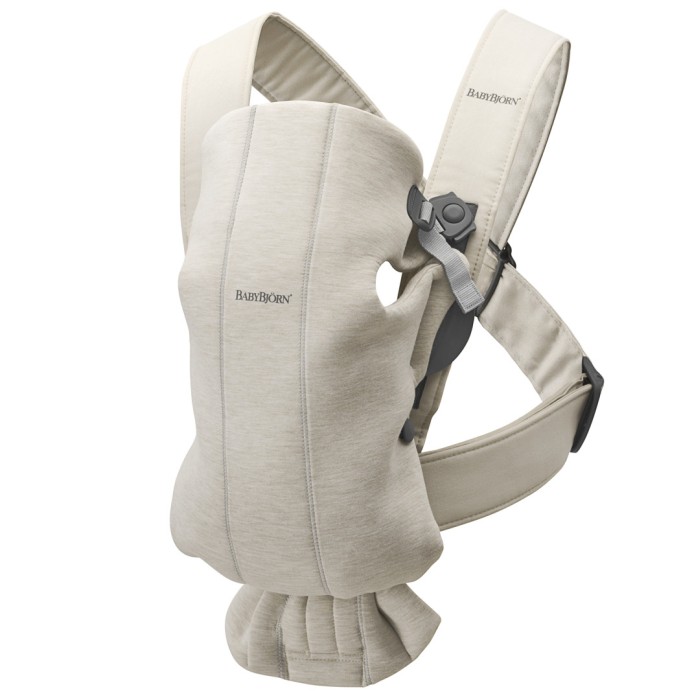 Babybjörn bärsele Mini, 3D jersey ljusbeige