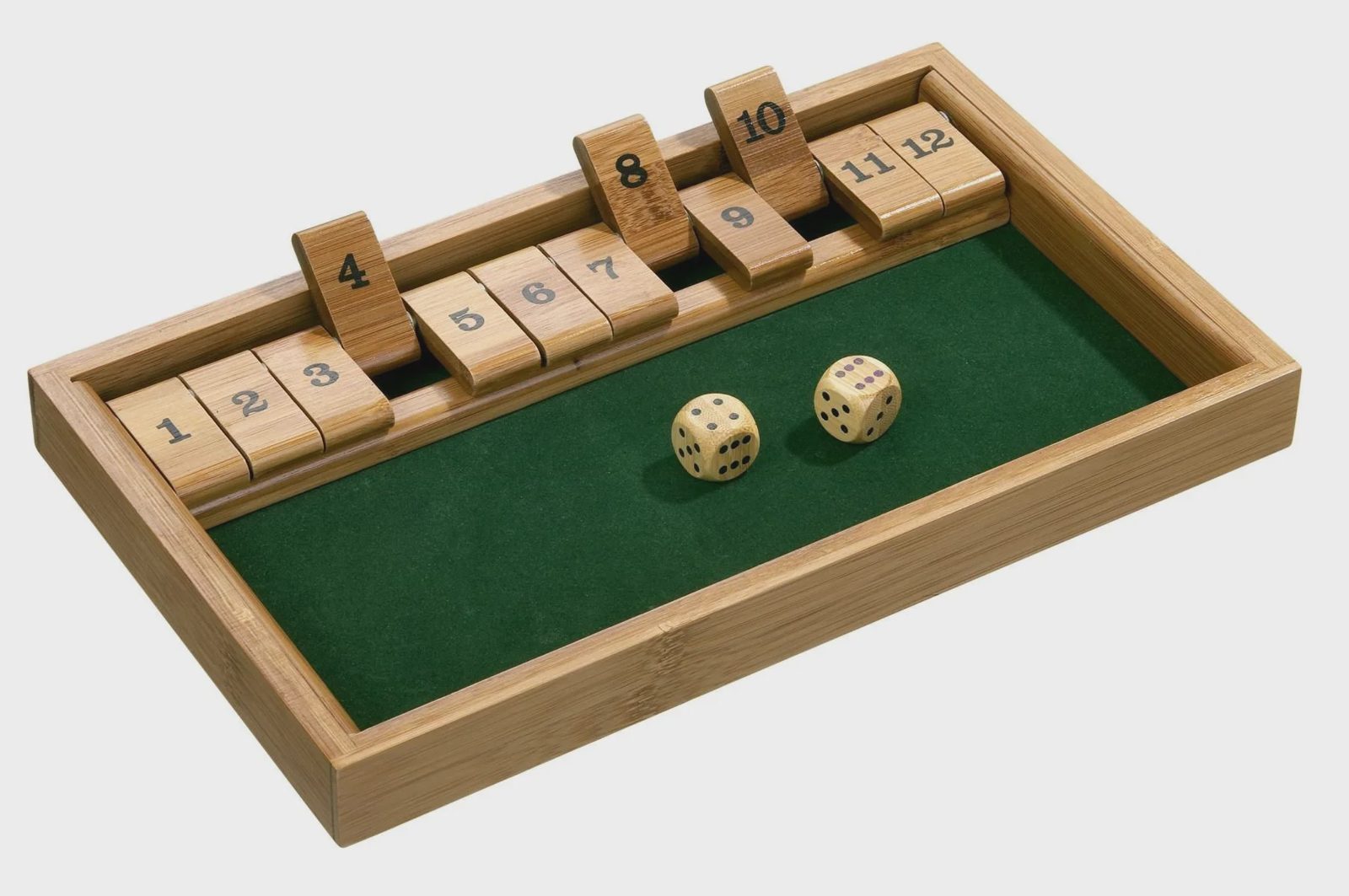 Shut The Box, 12er, bamboo
