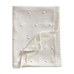 Jack o Juno Stickad Bubble Babyfilt Pearl, 1 st