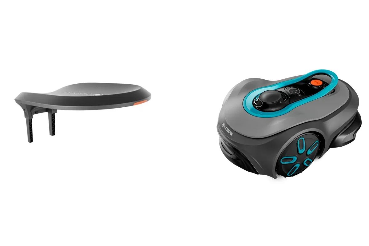 Gardena Sladdlös robotgräsklippare smart SILENO free - RTK-GPS - 600 m² - INKL. Garage