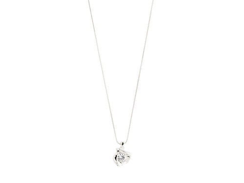 PILGRIM - SUNSET Crystal Necklace - Silver - 40 cm + 9 cm Extension, bild 2