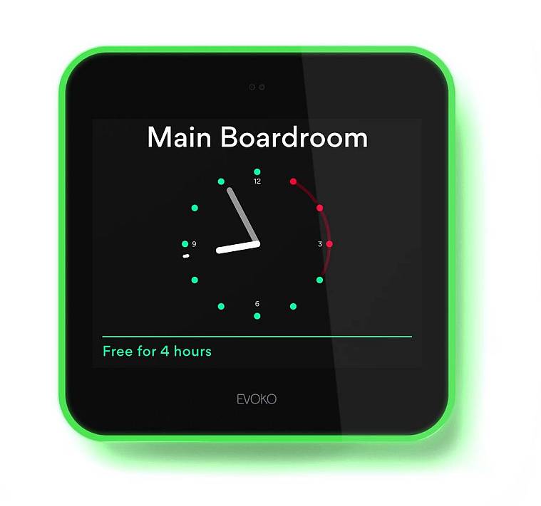 Rumsbokare Evoko Liso Room Manager, 8" display, LAN/WiFi, PoE+, inkl. väggfäste, bild 4