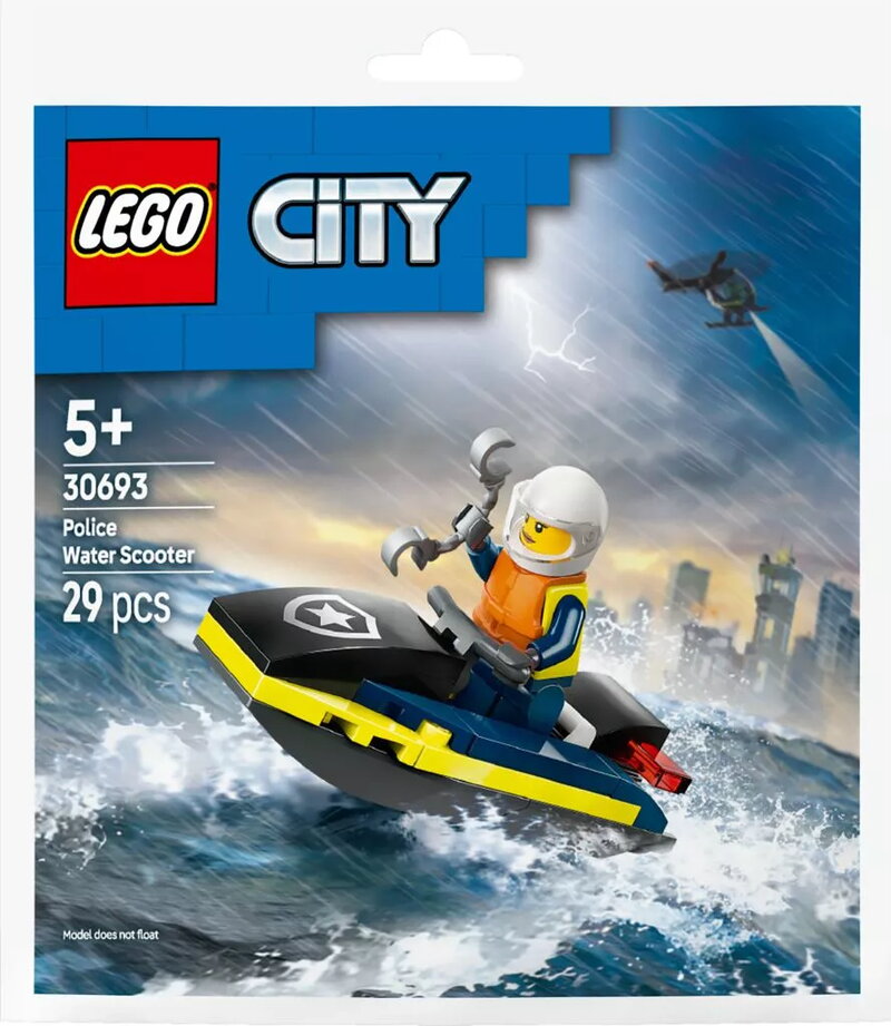 LEGO City Polisvattenskoter 30693, bild 2