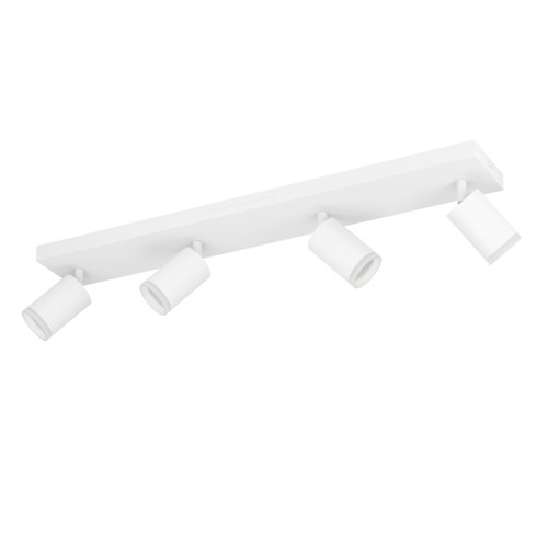 EGLO CONNECT-Z MELITELLO-Z Smart Spotlight – RGB + Tunable White, 4x spots Zigbee, Matter & Thread Compatible - Whte