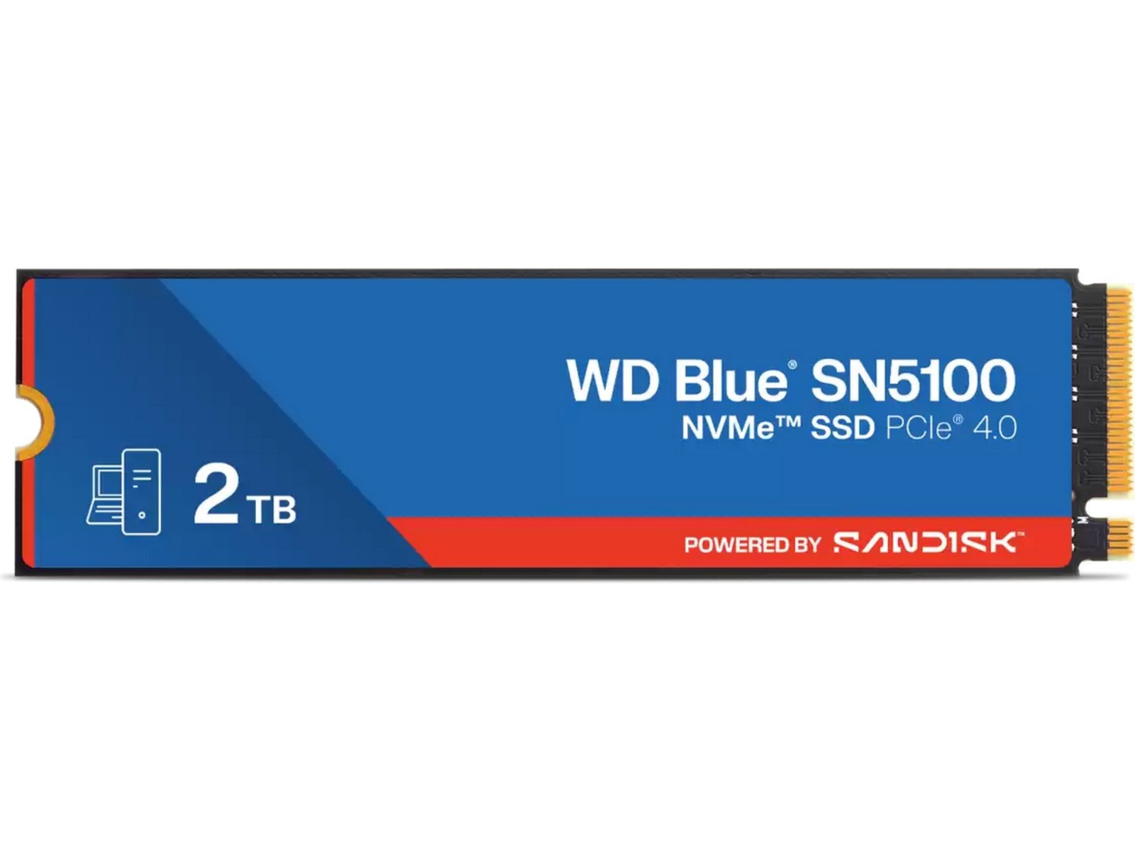 2 TB WD Blue SN5100 SSD, M.2 2280 NVMe PCIe 4.0