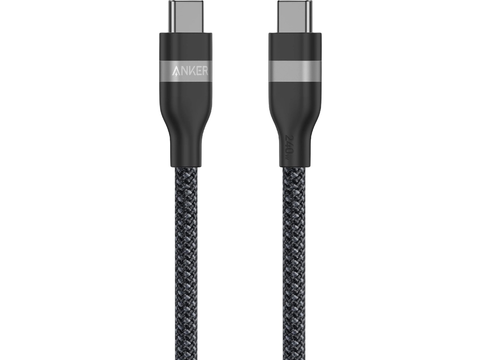 Anker Nano USB-C to C 3m, 240W Svart