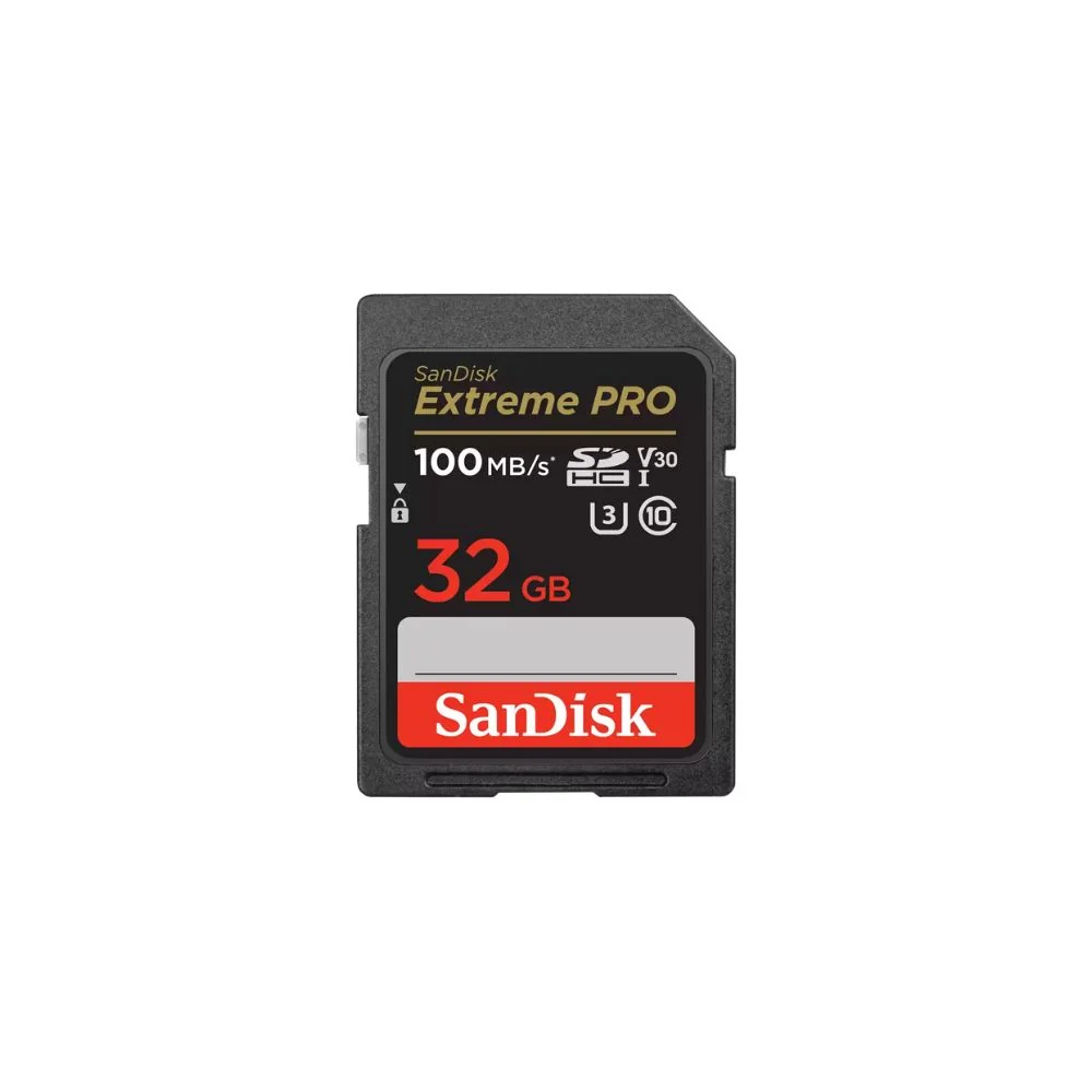 SanDisk Extreme PRO SDHC - 32GB + 2 års RescuePRO Deluxe / 100MB/s / UHS-I / Class 10 /