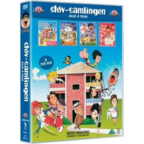 Støv samligen (Dirch Passer klassiske film) 4 DVD Boks (RE RELEASE)