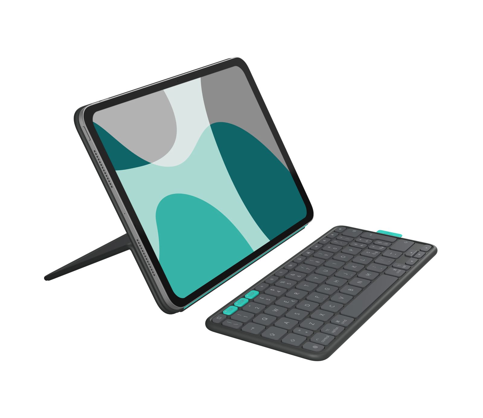 Flip Folio for iPad Pro and iPad Air - Grafitgrå - Schweiziska (QWERTZ)