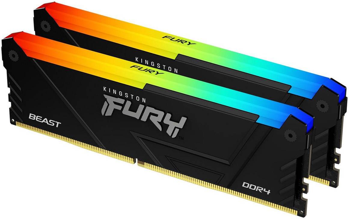 Kingston Fury 32GB (2x16GB) DDR4 3200MHz CL 16 Beast RGB, bild 3