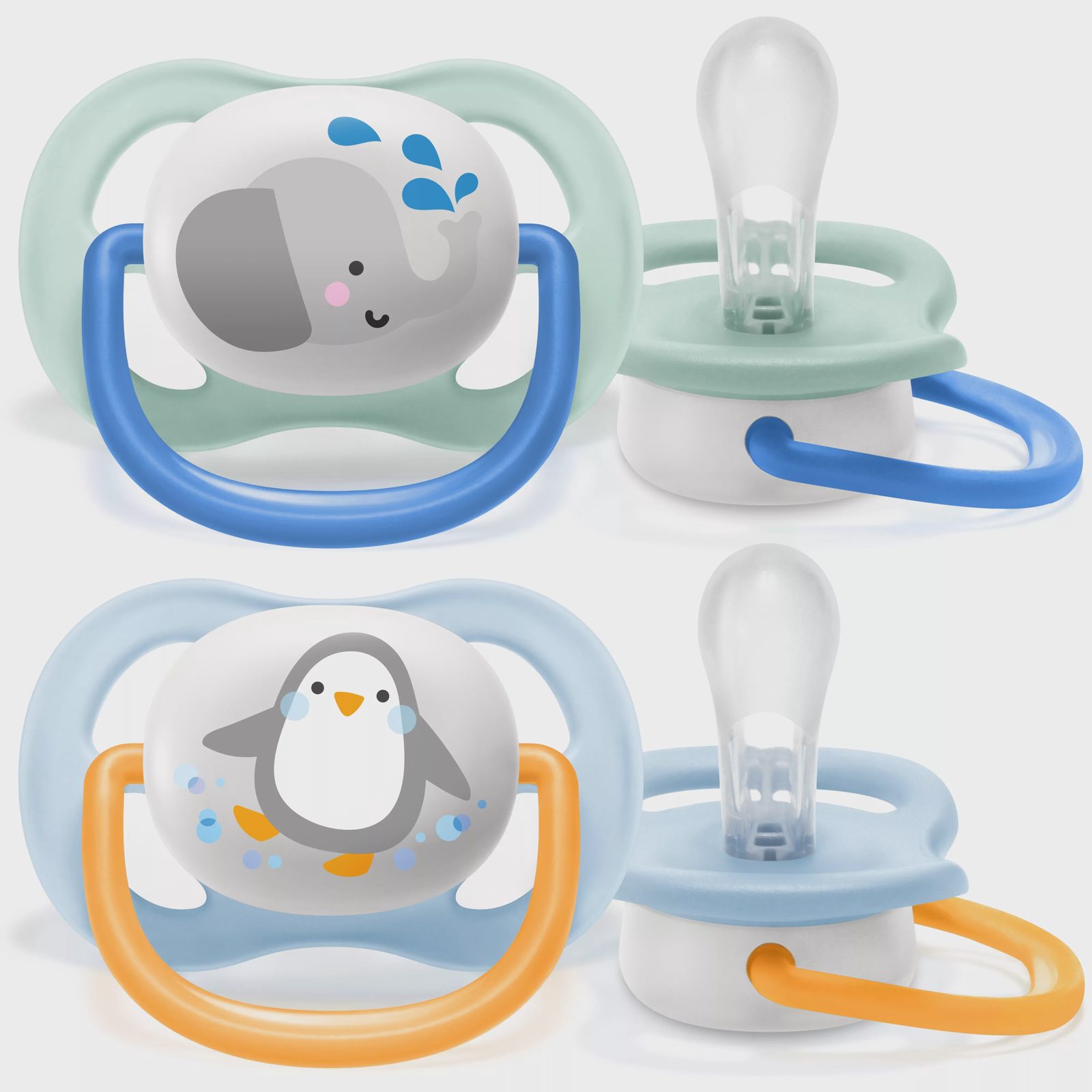 Philips AVENT ultra air SCF080 napp, Ultramjuk napp, Ortodontisk, Silikon, Pojke, Tål diskmaskin