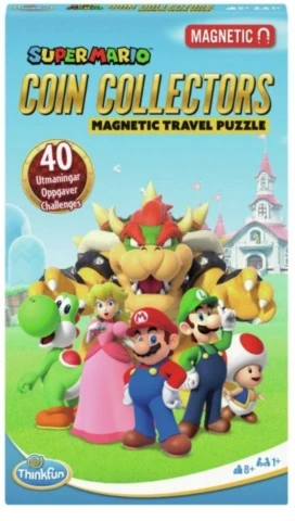 Super Mario Coin Collectors Magnetic Travel Pussel