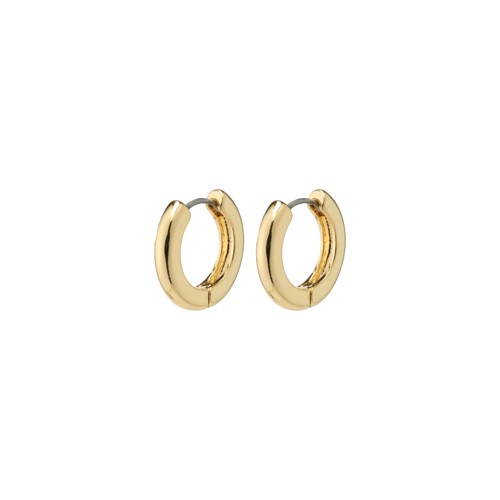 PILGRIM - TYRA Chunky Hoop Earrings - Gold-Plated - 17 mm