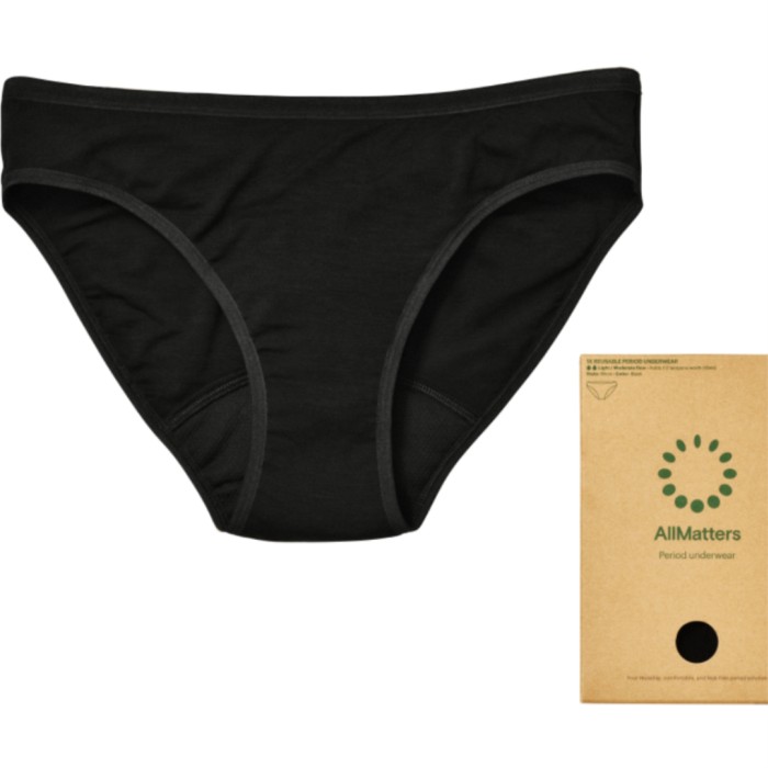 AllMatters Period Underwear Svart XL