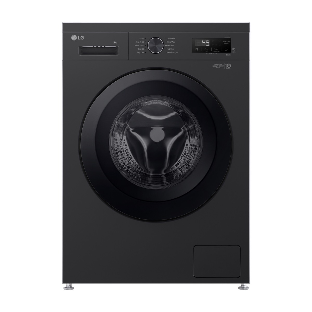 LG F4X1009NNK tvättmaskin, Onyx Black