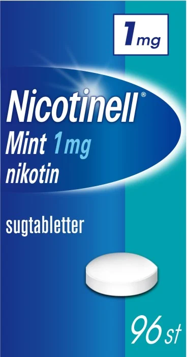 Nicotinell Mint 1 mg Nikotin Sugtabletter 96 st