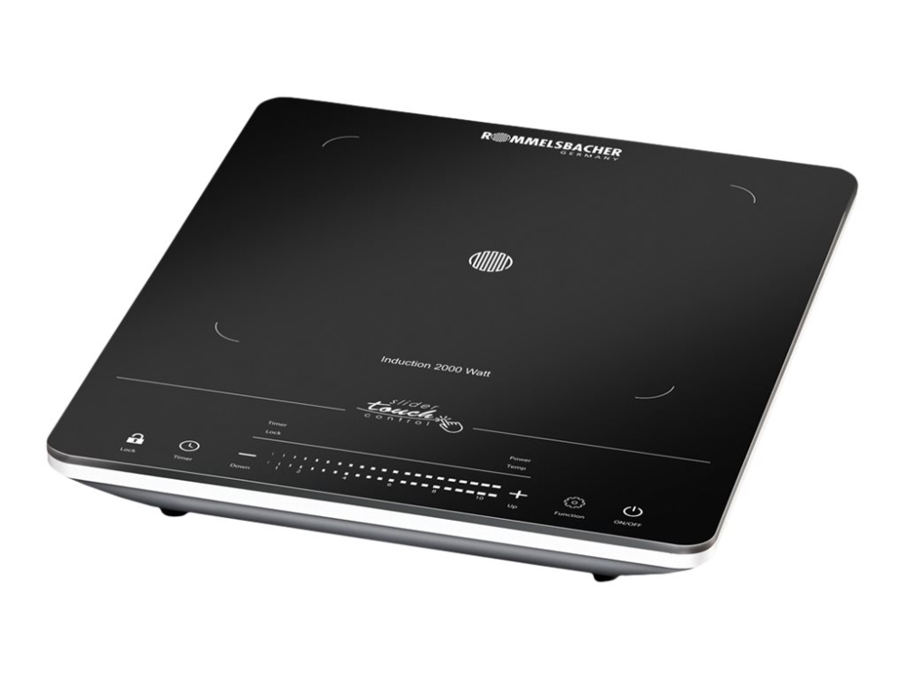 Rommelsbacher CT 2020/IN - Induktionsvärmeplatta - 2 kW - svart