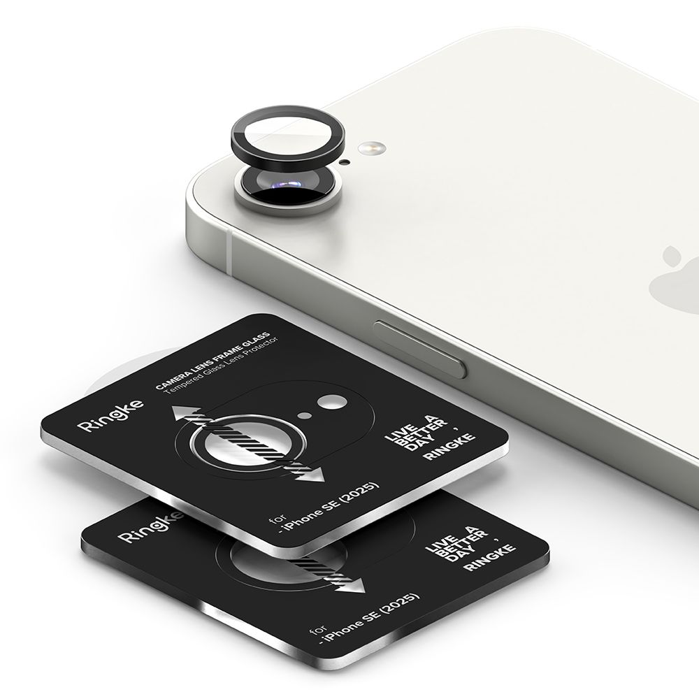 Ringke Kameraramsskydd 2-pack för iPhone 16e - Svart, bild 4