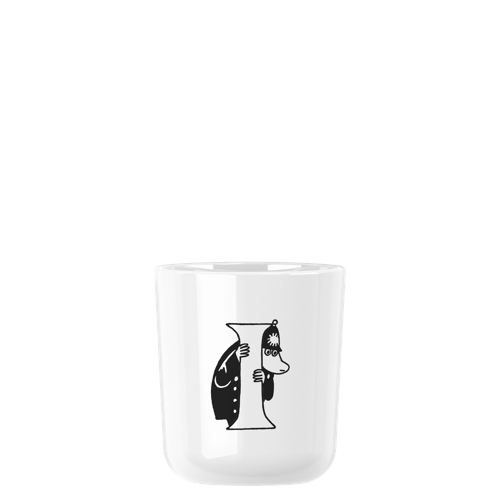 RIG-TIG - Moomin ABC mugg - Moomin white - 0.2 l