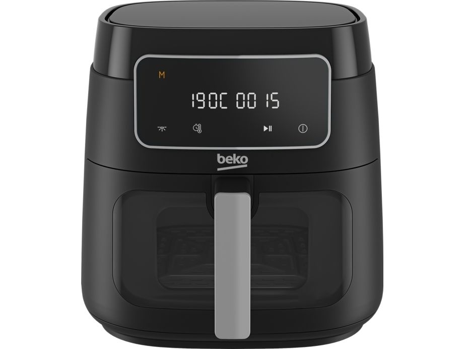 Beko FRL3374B, Varmluftsfritös, 7,6 l, 35 ° C, 200 ° C, Single, Svart