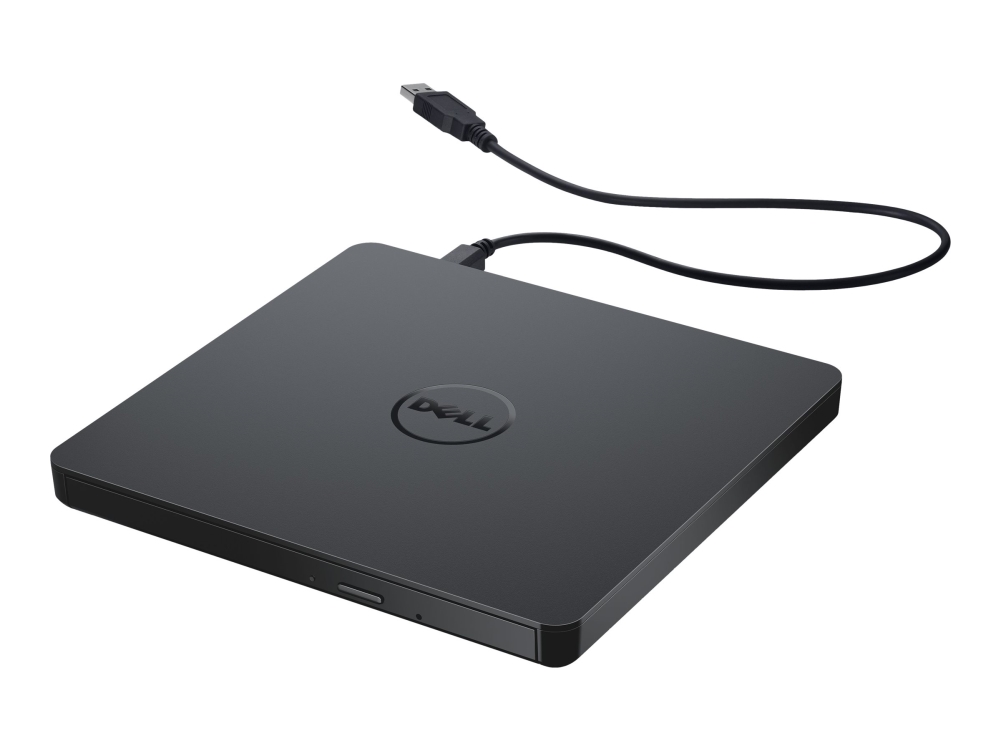 Dell - Diskenhet - DVD±RW - USB 2.0 - extern - svart - för Chromebook 3110, 3110 2-in-1 OptiPlex 30XX, 7080 Precision 3260, 7670 Vostro 15 3510