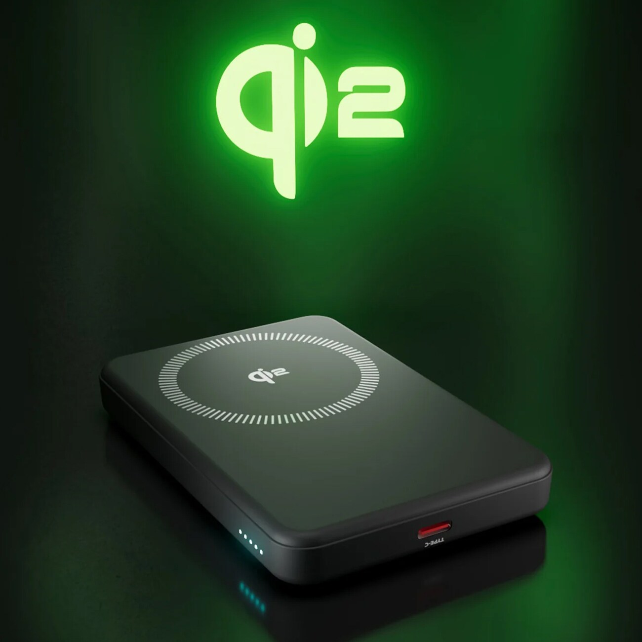 SBS Mag Power Qi2 5000 mAh Powerbank kompatibel med MagSafe - Svart, bild 2