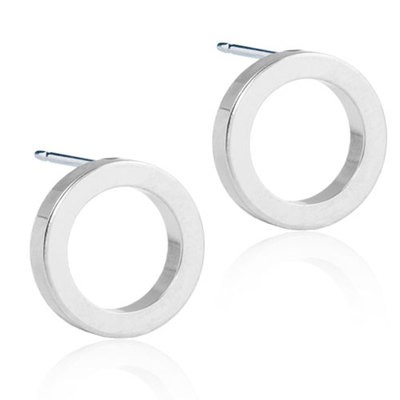 Blomdahl Natural Titanium Puck Hollow