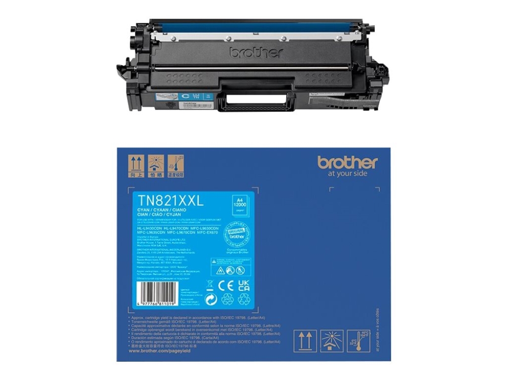 Brother TN-821XXLC Cyan, 12000 sidor