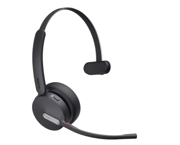 Yealink BH70 Mono Bluetooth-headset, Teams, USB-A/C, svart