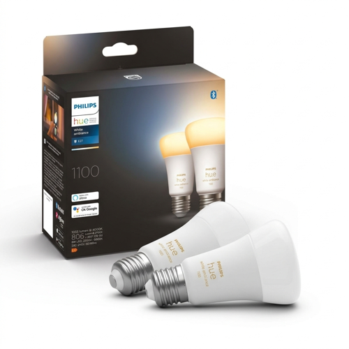 Philips Hue WA A60 LED-lampor 8,1W E27 (2 st)