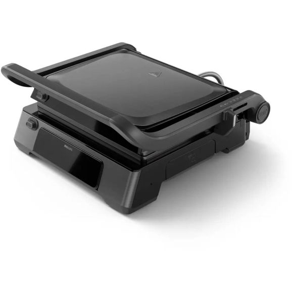 Philips 7000-serien Kontaktgrill, Svart, Rektangulär, Touch, 220 °C, Gångjärnslock, Låsningsbart lock, 180, bild 2
