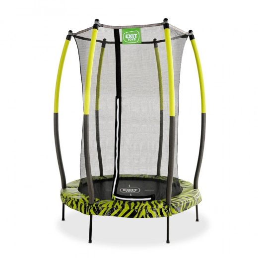 EXIT Tiggy studsmatta med skyddsnät ø140cm Svart/Grön