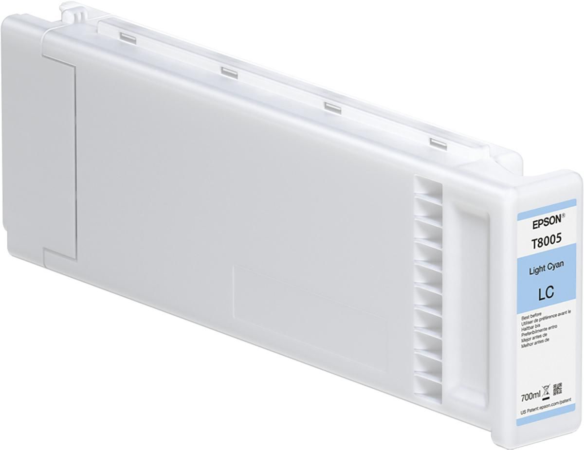 Epson T800500 UltraChrome Pro, Ljus Cyan, 700 ml, bild 3