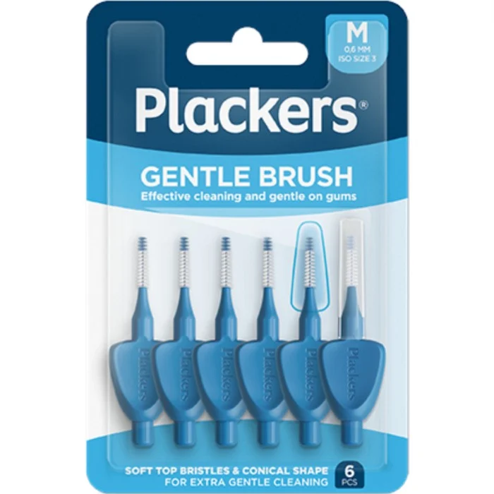 Plackers Gentle Brush 0,6 mm, 6 st
