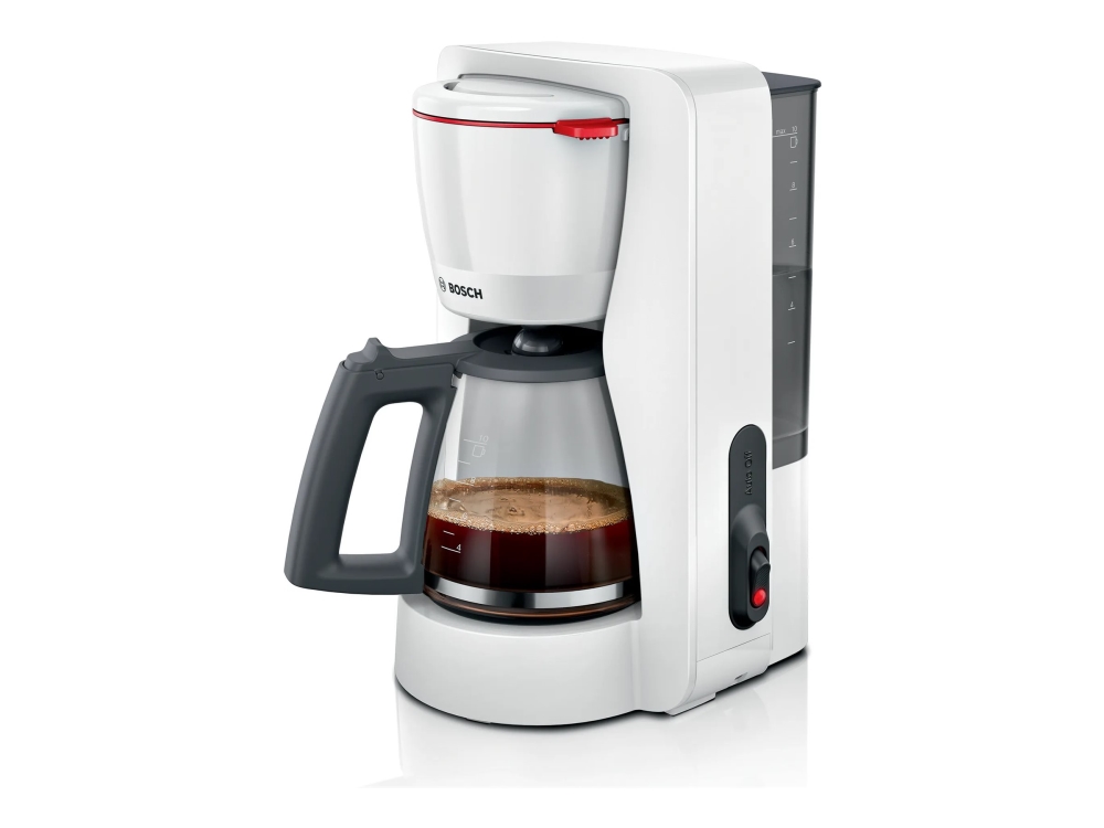 Kaffebryggare, Bosch TKA2M111, vit, 1,25 l