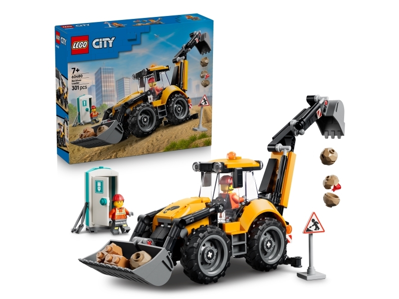LEGO City Gul grävlastare 60480