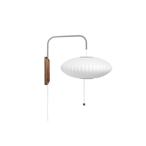 HAY - Nelson Saucer Vägglampa med Kabel Off-White (Small)