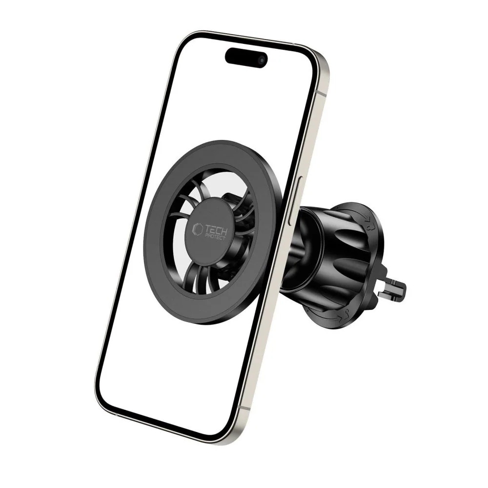 Tech-Protect N56 Magnetisk biltelefonhållare med MagSafe för luftventil - Svart, bild 2
