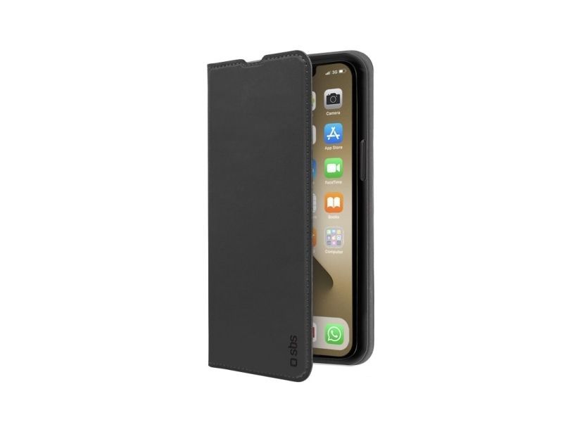 SBS TEBKLITEIP1367K, Plånbok, Apple, iPhone 13 Pro Max, 17 cm (6.7), Svart
